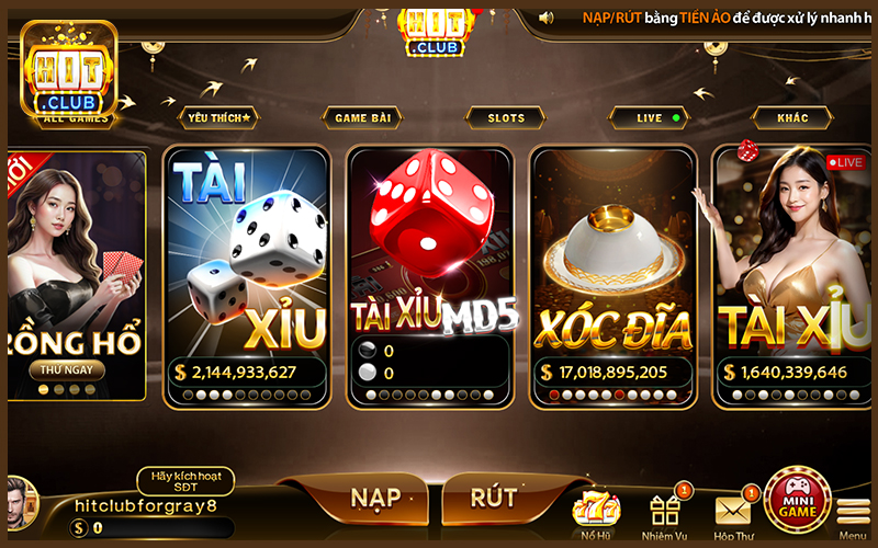 Trang chủ HitClub - Nền tảng giải trí uy tín 2026